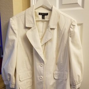 Off white summer blazer